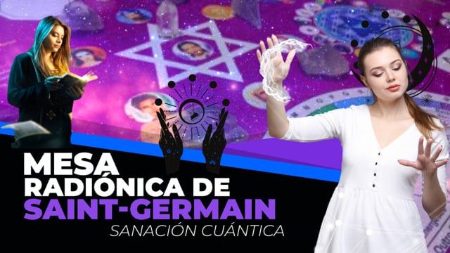 Video Thumbnail: Mesa Radiónica Cuántica Saint Germain curso online mesa radionica cuantica